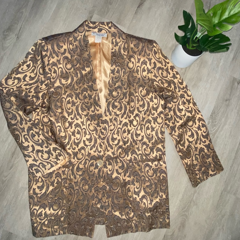 Kensington Square Metalic Gold Blazer